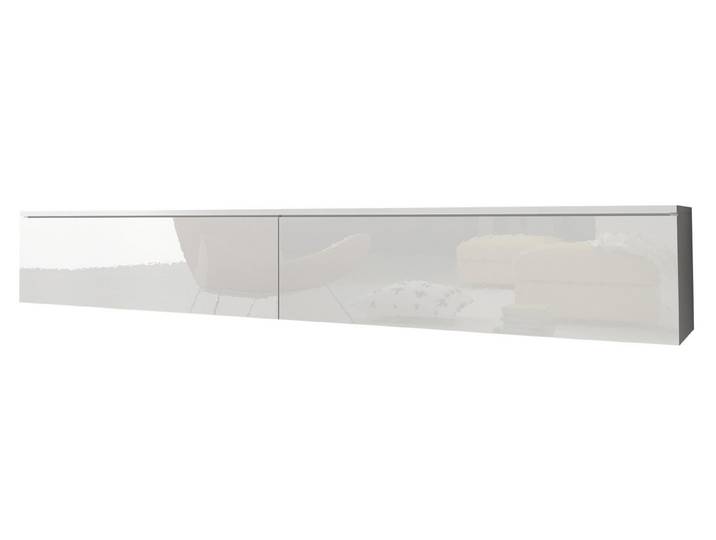 MIRJAN24 TV-Schrank D180 (mit zwei Klappen) LED Beleuchtung als Option, 180x33x30 cm