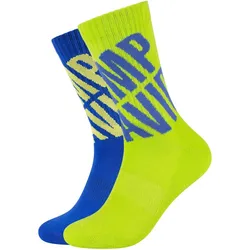 2er Pack Camp David Cushioned Short Tennissocken Herren 7500 - lime 43-46
