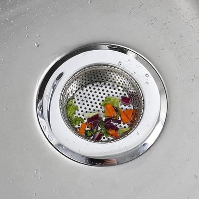 1pc Haushalt Edelstahl Küchenspüle Sieb Abfluss Metall Bad Abfall Bildschirm Werkzeug