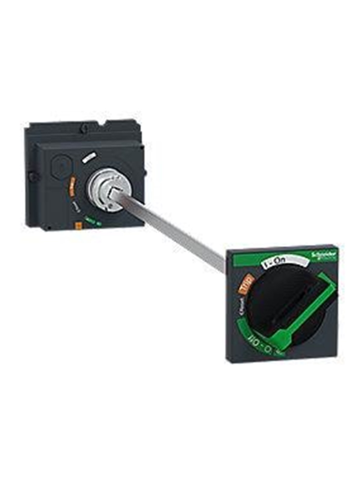 Schneider Electric Extended rotary handle ComPacT NSX 100/160/250 black handle shaft length 185 to 600 mm IP55