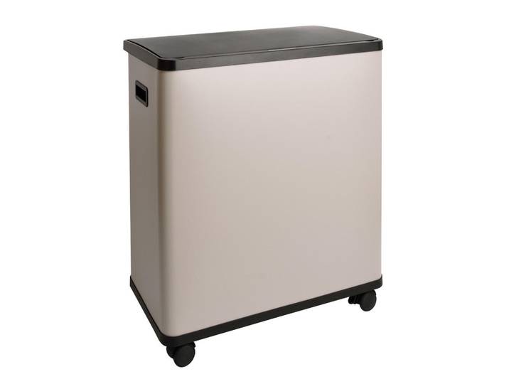 Svita Mülleimer Sr2X30 60L Taupe, Metall, Rechteckig, 57x60x34 cm, Haushalt & Reinigung, Reinigung, Mülleimer & Abfallsammler