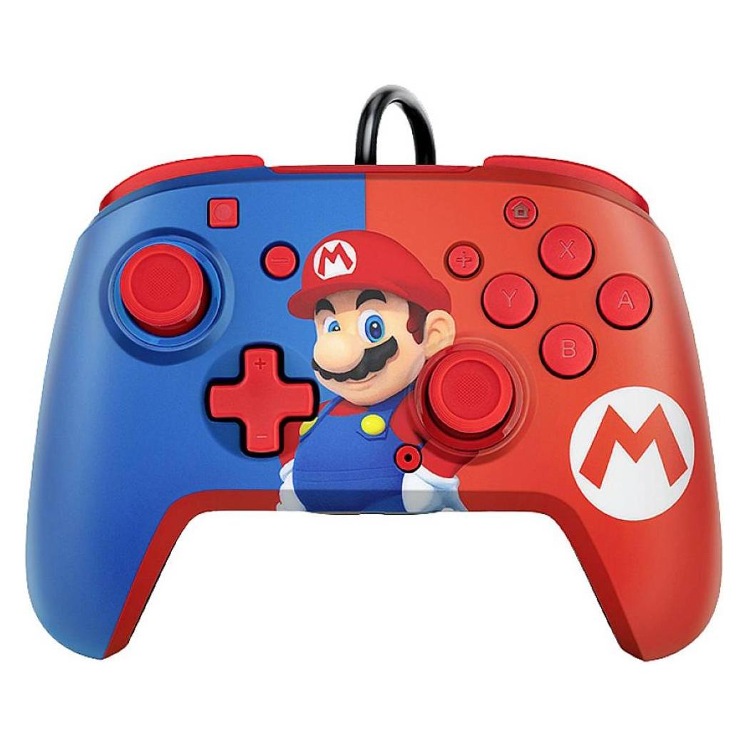 PDP Faceoff Deluxe + Audio Mario (Switch) (500-134-EU-C1MR-1)