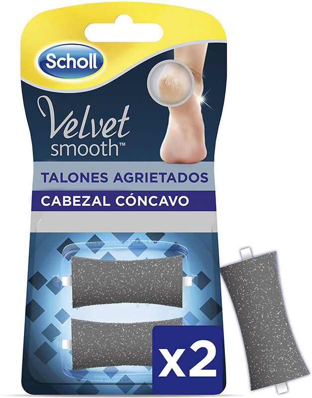 Doctor Scholl Lime Velvet Smooth pour remplacement de talons fissurés 2 unités