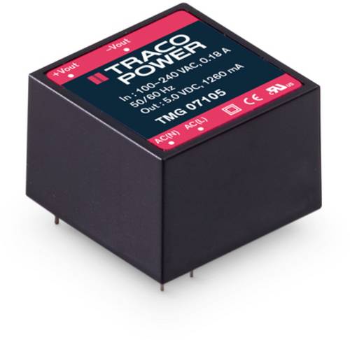 TracoPower TMG 07124 AC/DC-Printnetzteil 24 V/DC 0.29A 7W