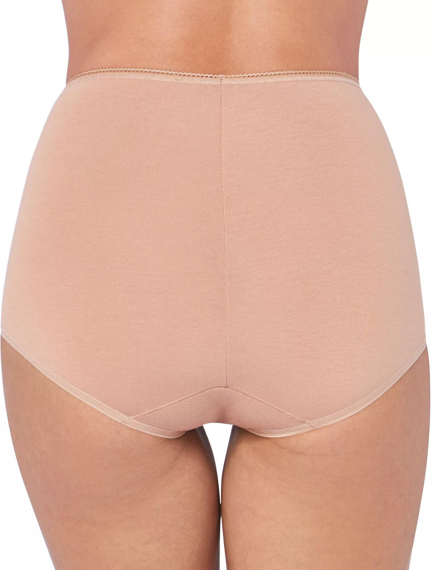 Maxislip SLOGGI "24/7 Cotton", Damen, Gr. 42, Jersey, beige, Jersey, Obermaterial: 96% Baumwolle, 4% Elasthan (LYCRA), unifarben, körpernah, Unterhosen Maxislip, höher geschnittene Passform, elastisch, Spitze, blickdicht, weich beige 42, Jersey