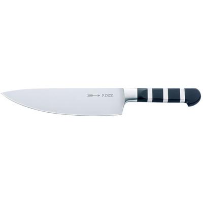 Kochmesser F. DICK "Serie 1905", silber (edelstahlfarben), Klingenlänge 21cm, X50 CrMoV15 Klingenstahl, Kochmesser, Kochmesser, 21 cm