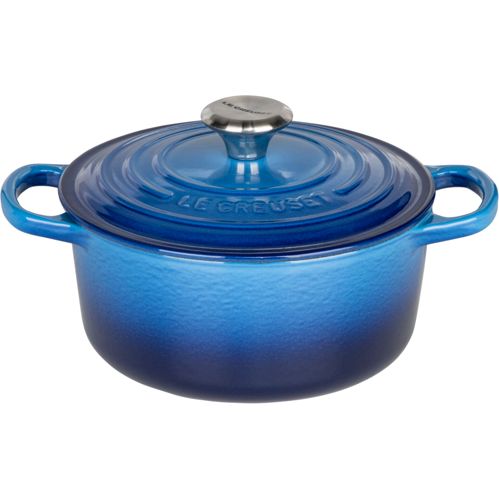 Le Creuset Signature Bräter rund 18 cm blau