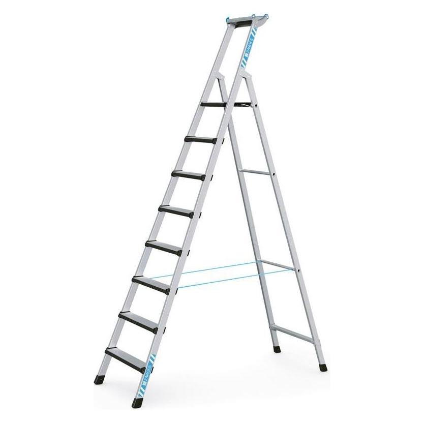 Zarges Comfortstep S - LM-Stufen-Stehleiter 8 Stufen (Stehleiter, 287 cm) (230602)