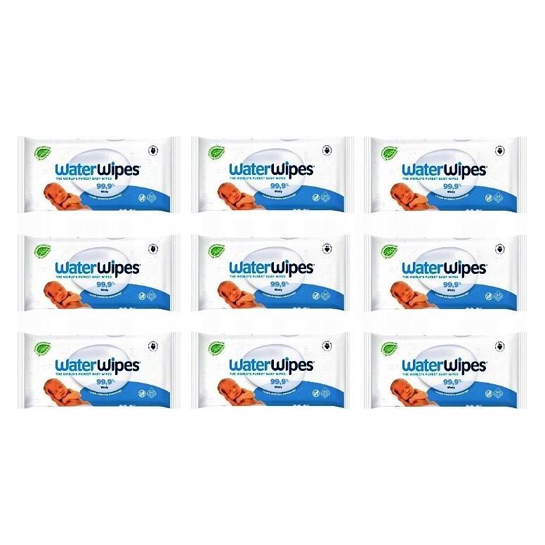 WaterWipes Feuchttücher (9 x 60 Stk.) (57561)