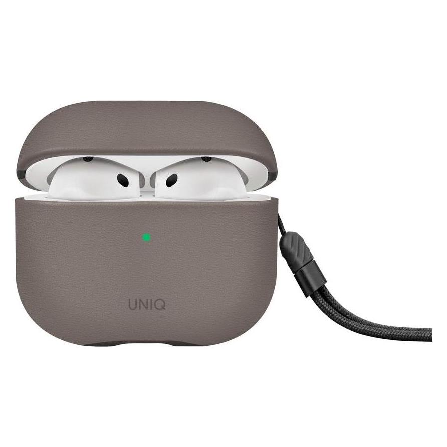 Uniq case Lyden DS AirPods 4 flint grey (Kopfhörer Hülle) (UNIQ-AIRPODS(2024)-LYDGRY)