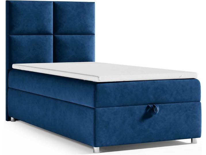 Best for Home Boxspringbett Einzelbett mit Bettkasten, Bonellfederkern und 5 cm Komfort-Topper (Boxspringbett Set, 70x200 80x200 90x200 100x200 cm), Lieferung Wohnung und Aufbauservice, TOP Preis-Leistungs-Verhältnis