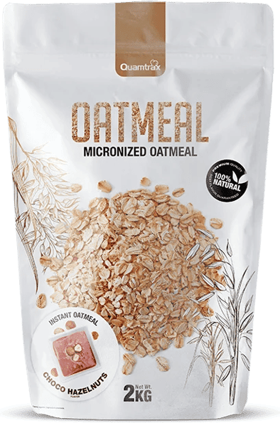 Quamtrax INSTANT OATMEAL (Farinha de Aveia) 2000g Cookies & Cream