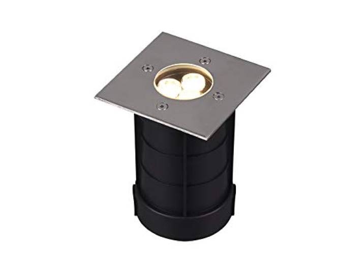 Trio Leuchten LED Außen Bodeneinbauspot Belaja 821669107, Metall Nickel matt, inkl. 3 Watt LED