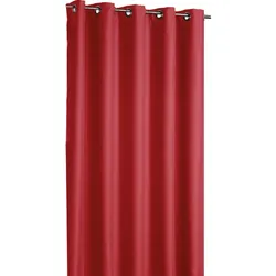 Arsvita Verdunkelungsgardine Ösen Shadow 135x175 cm Rot