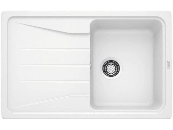 Granitspüle BLANCO SONA 45 S , weiß, B:78cm, Verbundwerkstoff, Küchenspülen