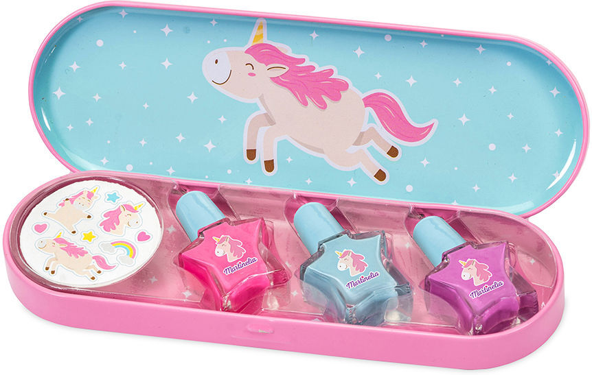 Martinelia Unicorn Nail Polsih + Stickers coffret 4 pz