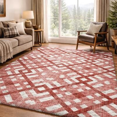 Addison Rugs Premium Washable Super Soft Geo Sinai Dream Shag Rug