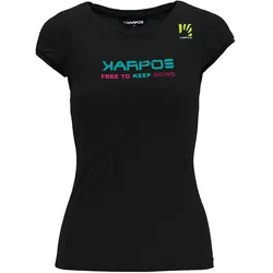Karpos, Damen, Velotrikot, Val Federa W Tee (S), Schwarz, S