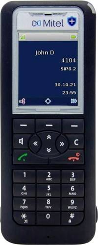 Mitel Mitel 632dt (Set) DECT-Mobilteil / Robustes Outdoor-/Industrie-DECT-Telefon Set (IP65) Schwarz