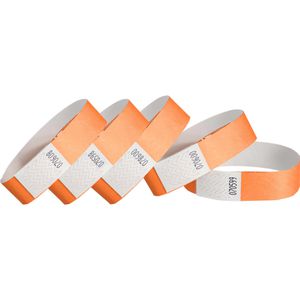Böttcher-AG Einlassbänder sb-017mno, aus Tyvek, neonorange, 1000 Stück