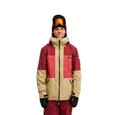 Snowboardjacke QUIKSILVER "Forever Stretch GORE-TEX", Herren, Gr. L, kelp, Obermaterial: 100% Polyester., Jacken Snowboardjacke