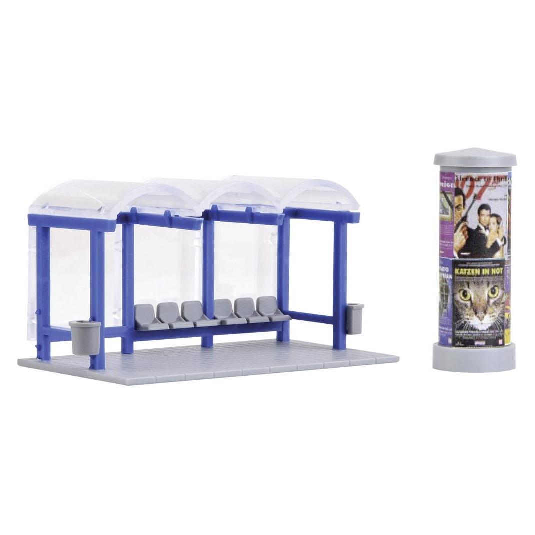 Kibri 38142 H0 Deko-Set Bushaltestelle (38142)