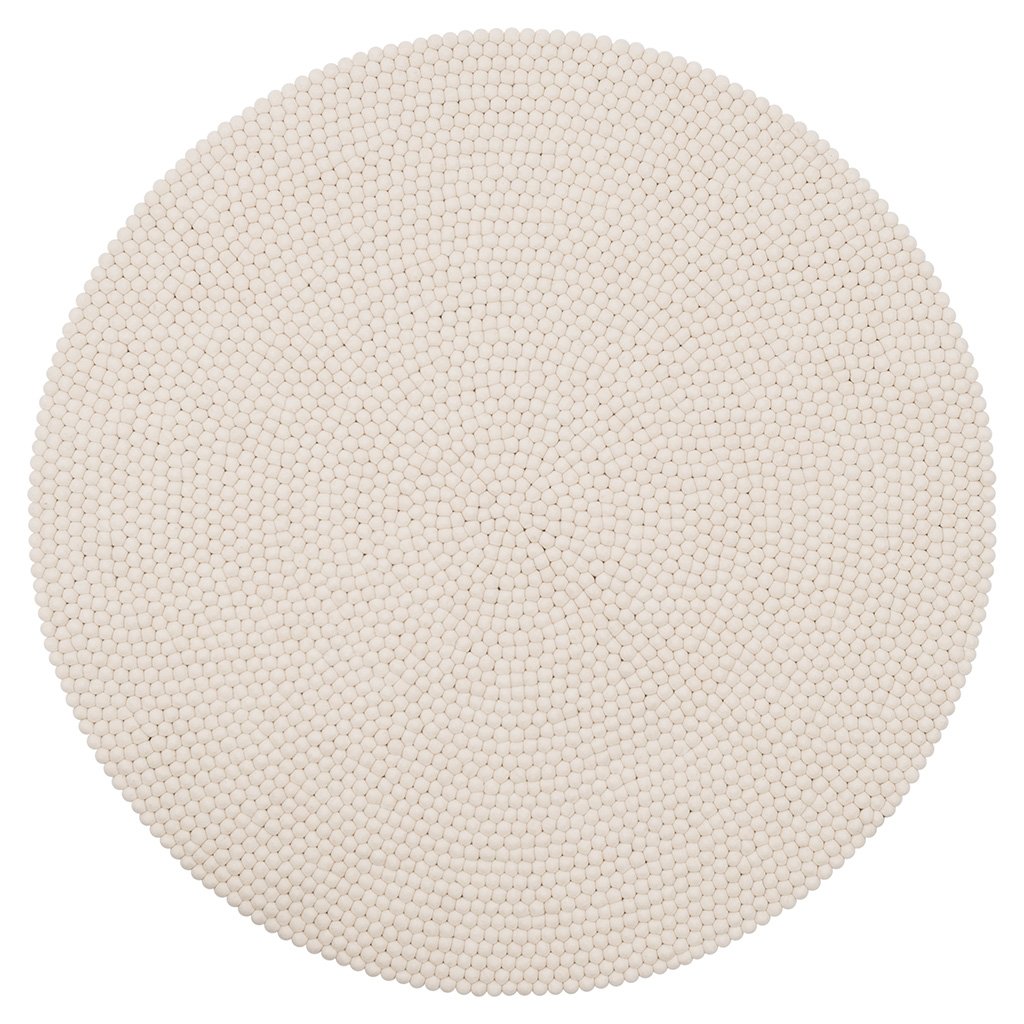 myfelt Linéa Filzkugelteppich rund (Ø 70cm) Ø 70cm 008-070