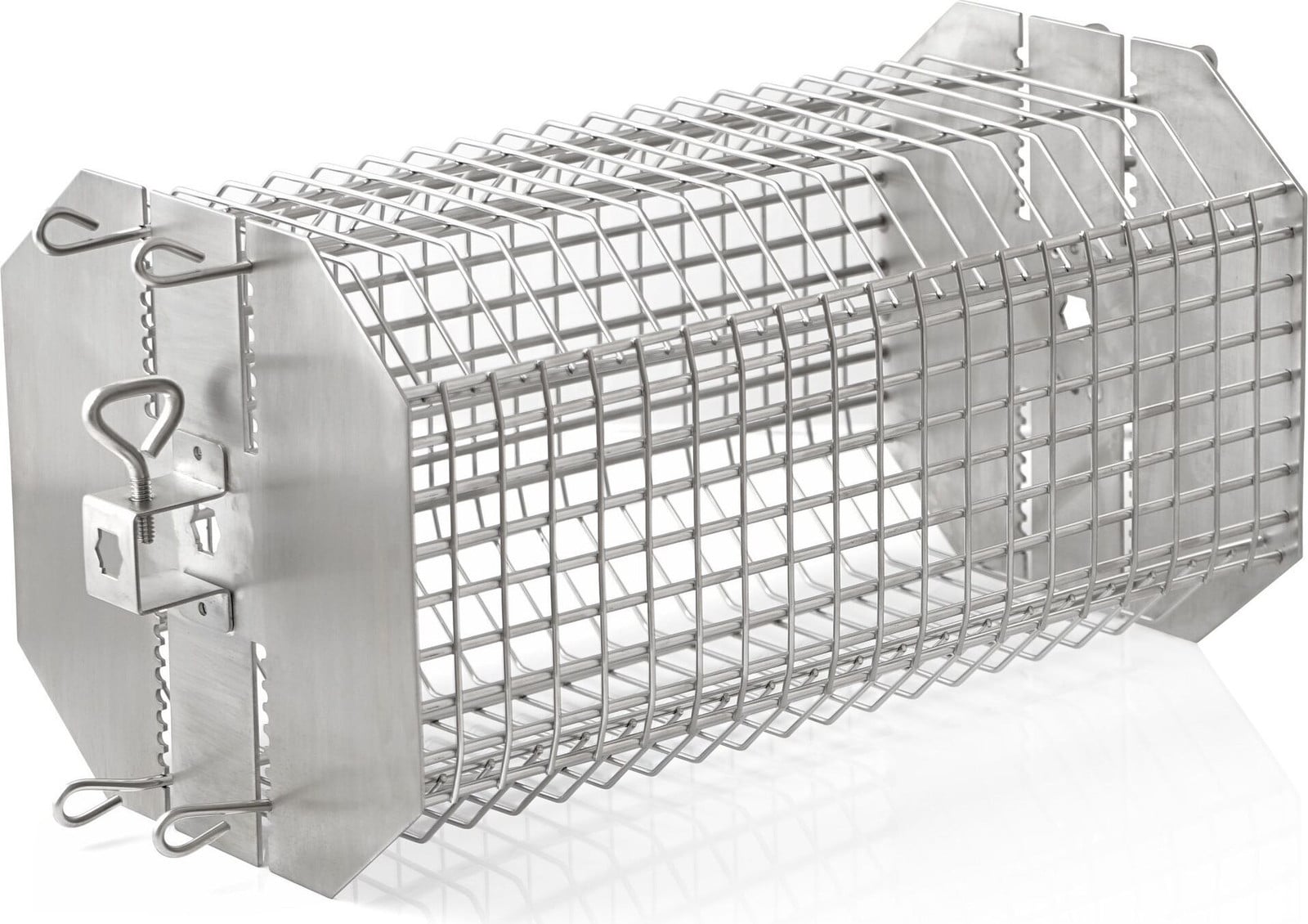 BBQ-Toro Roestvrijstalen grillrooster voor draaispit, universele grillmand voor rotisserie