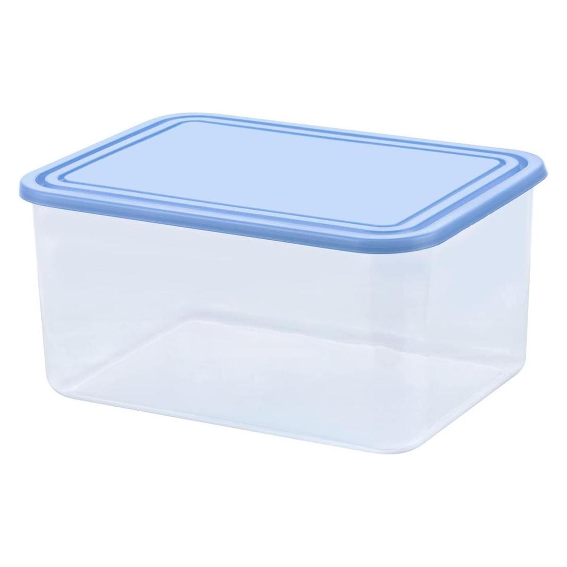 Curver Rechteckiger Vorbehaltsbehälter Für Lebensmittel 4,0 L /Transparent Blau/ (4 l) (0803875084)