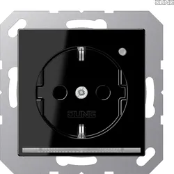 Jung SCHUKO-Steckdose 16A 250V LED-Orient licht weiß A 1520-O SW LNW