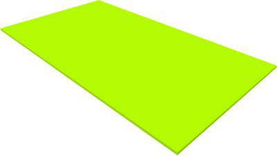 Abdeckplatte SOLUS PLAY, f. Container m. Auszug SOLUS PLAY, B 800 x T 400 mm, Limone