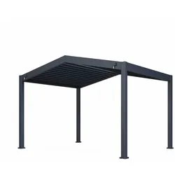Paragon Outdoor Pergola mit Lamellendach Icon 1013 Anthrazit   308x399x282 cm