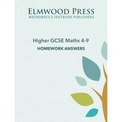 Higher GCSE Maths 4-9 Homework Answers, Taschenbuch von Michael White, Elmwood Education Limited, 978-1-906622-52-7