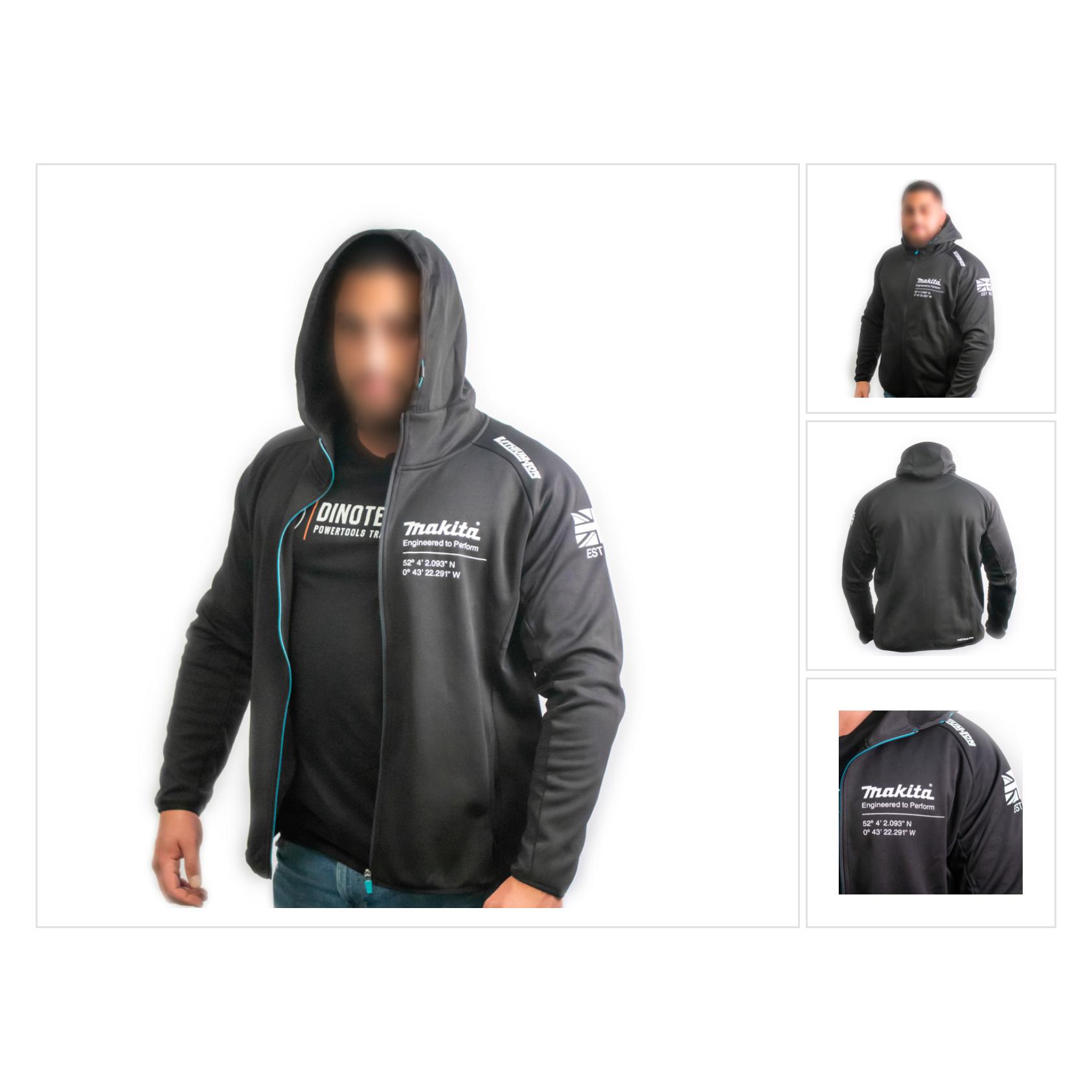 Makita Kapuzen Jacke XL Polyester Arbeit und Freizeit ( 98P1818-XL ) (XL) (20840309)