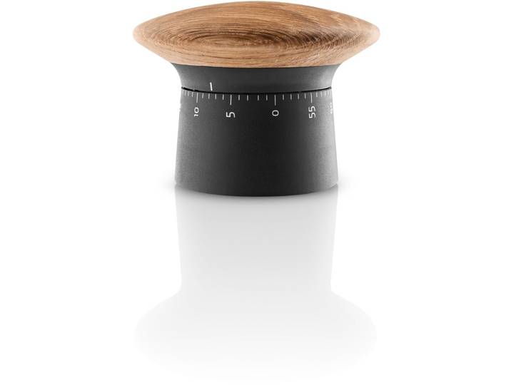 Eieruhr Eva Solo Schwarz Holz D 9 H 7 cm - Material: Eiche - Eieruhr