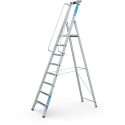 ZARGES Meistertritt S - LM-Stehleiter m Plattform 8 Stufen