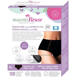 Masmi, Inkontinenzhygiene, Bio Inkontinenz Maxislip Schwarz Grösse: S - Reuse (1x, S)