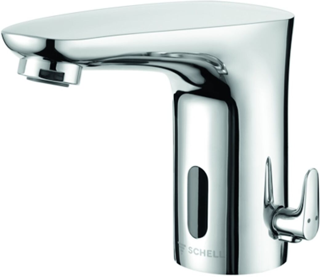 Schell Waschtischarmatur MODUS E HD-M, Elektron. Standarmatur, Batteriebetrieb,chrom, 021740699 021740699