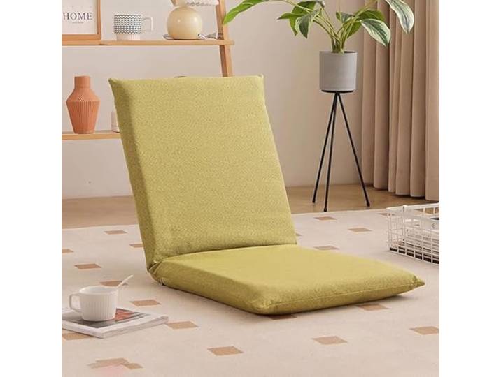 Wansiman Japanischer Beinloser Bodenstuhl,japanischer Tatami-Stuhl,Erkerfenster-Lazy Chair,Tatami Meditationsstuhl Im Japanischen Stil,Passt Sich Den KöRperkonturen An,FüR Lesen,Spielen,Meditieren