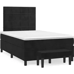 vidaXL, Boxspringbett, Marlonin (Block mit Quadraten) (120 x 190 cm)