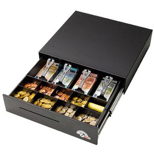 Mogler 39DC-KE Kassenschublade, 39 x 36,6 cm, 4 Schein- und 9 Münzfächer, manuell