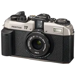 Pentax 17 analoge Kleinbildkamera dark silver