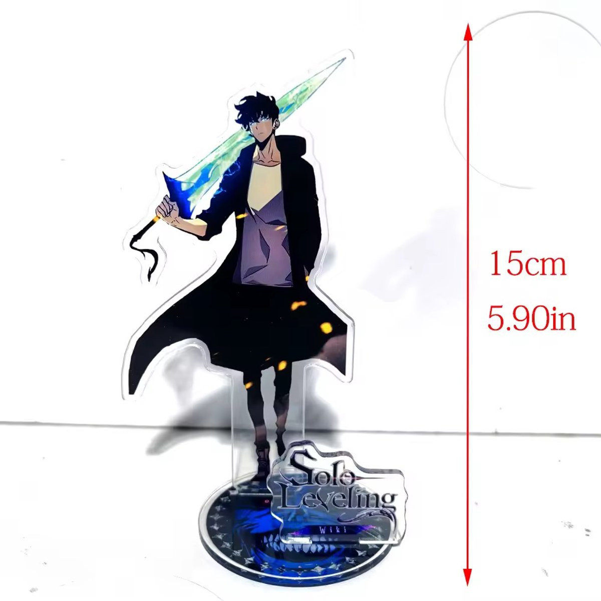 Sung Jin-Woo Solo Leveling Standee - Shadow Monarch Anime Manhwa Figuur
