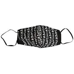 Face Mask Schnabel - schwarz Stay Safe