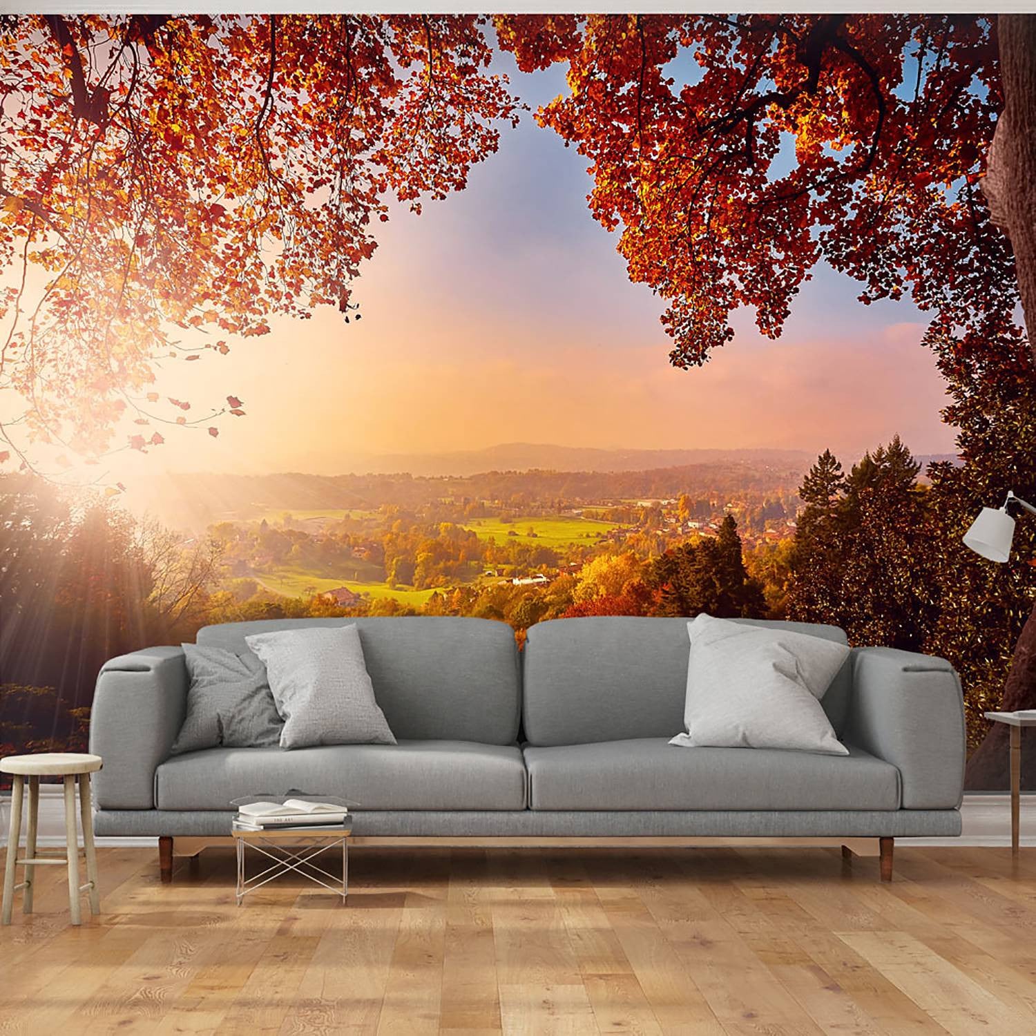 home24 Vlies-fotobehang Autumn Delight, Multicolour, B: 300 cm, H: 210 cm
