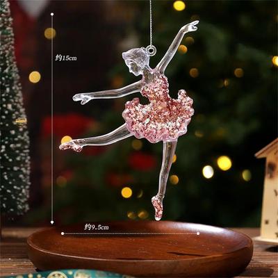 Uplift Treasures Christmas Tree Hanging Ornaments Snowflake Angel And Deer Pendants 25