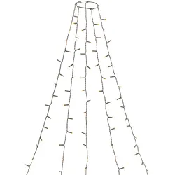 Konstsmide LED Baummantel bernstein H300cm Ring Ø11,5cm