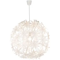 Design Pendel Leuchte Schlaf Zimmer Decken Hänge Lampe Blüten Strahler weiß Globo 15024
