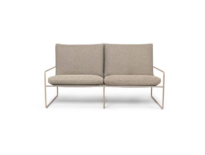 Ferm Living Canapé Desert 2 places Cashmere-Dark sand