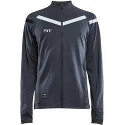 Force XV, Herren, Laufjacke, Victoire (4XL), Weiss, Grau, 4XL